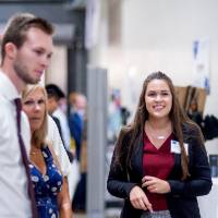 Students enjoying the conference